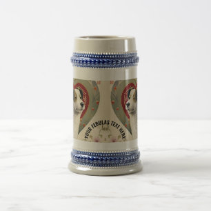 Chope À Bière Créez votre propre texte personnalisé personnalisé