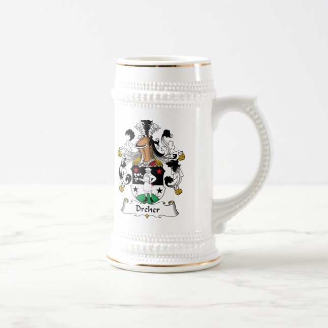 Chope À Bière Crête de famille de Dreher (Droite)