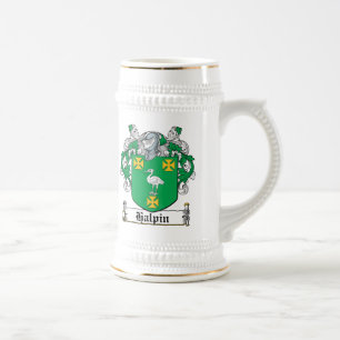 Chope À Bière Crête de famille de Halpin