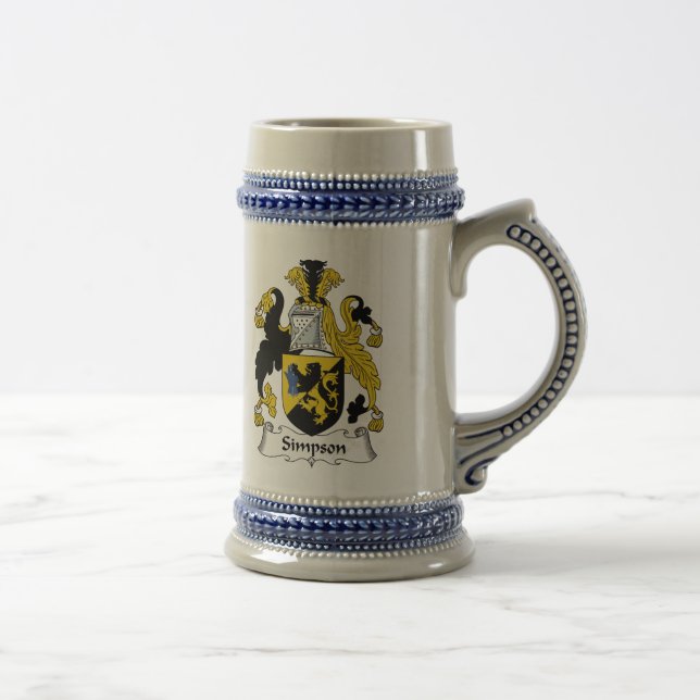 Chope À Bière Crête de famille de Simpson (Droite)