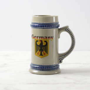 Chope À Bière Crête de l'Allemagne/manteau des bras allemand
