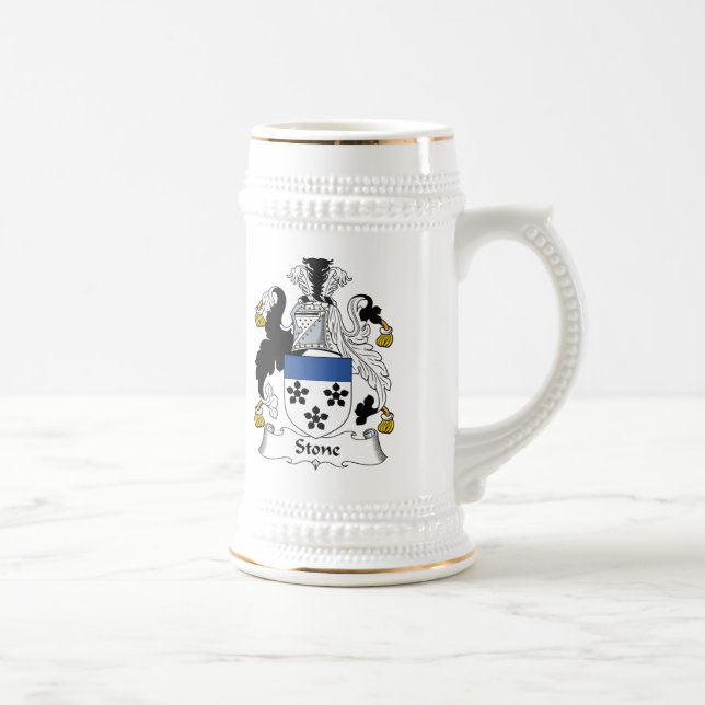 Chope À Bière Crête en pierre de famille (Droite)