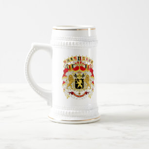 Chope À Bière Crête royale de la Belgique