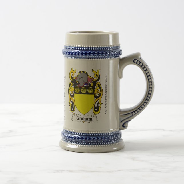 Chope À Bière Crête Stein de famille de Graham (Droite)