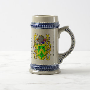 Chope À Bière Crête Stein de famille de Hall