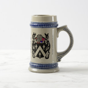 Chope À Bière Crête Stein de famille de Jones