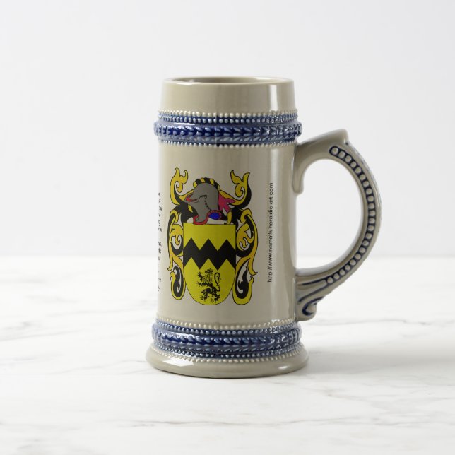 Chope À Bière Crête Stein de famille de Morris (Droite)