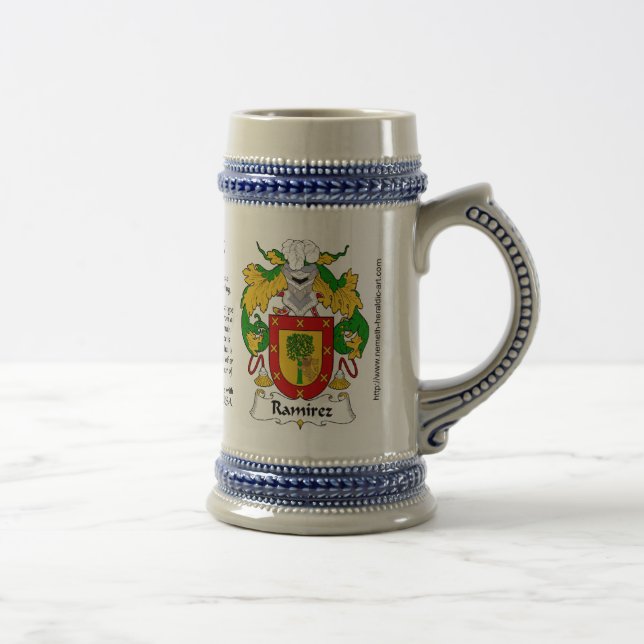 Chope À Bière Crête Stein de famille de Ramirez (Droite)