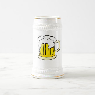 Chope À Bière Cruche de bière avec la bière
