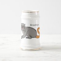 Cute Emperor Tamarin illustration