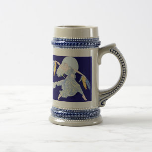 Chope À Bière Danseur de lune bleue