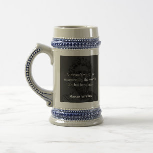 Chope À Bière Définir une valeur : Marcus Aurelius sur les valeu