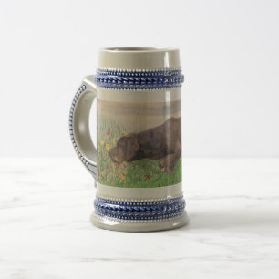 Chope À Bière Deutsch Drahthaar