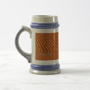 Chope À Bière Dimensions du bonheur Tweed Texturé Jeu