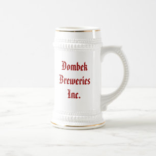 Chope À Bière Dombek Breweries Inc., bonne bière f… - Customi