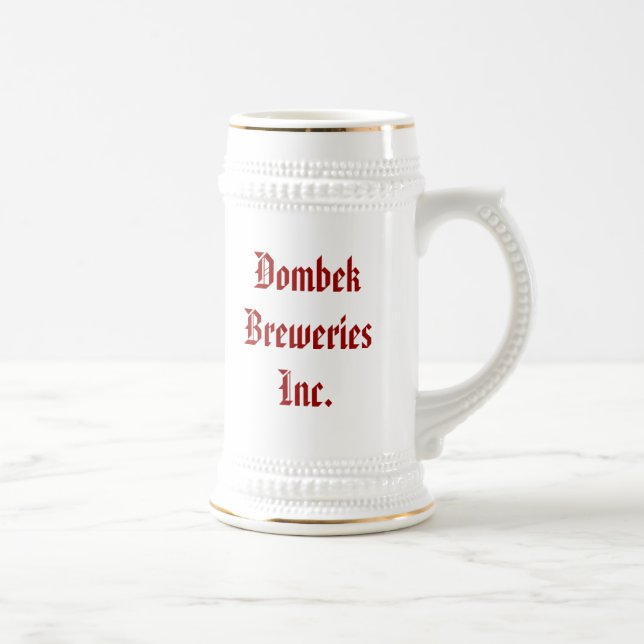 Chope À Bière Dombek Breweries Inc., bonne bière f… - Customisé (Droite)