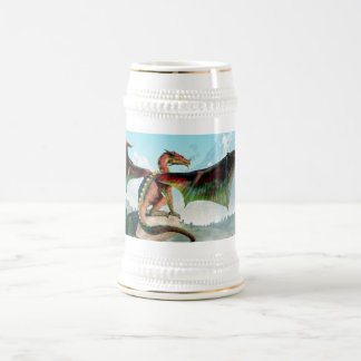 Chope À Bière Dragon été perché