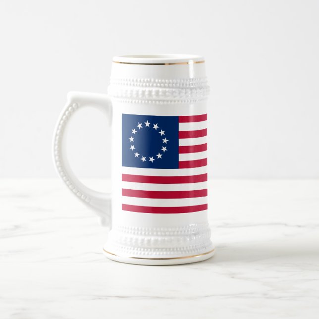 Chope À Bière Drapeau américain Betsy Ross (Gauche)