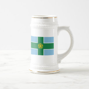 Chope À Bière Drapeau de Derbyshire