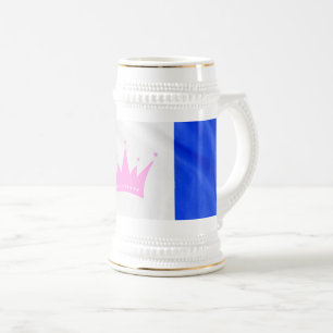 Chope À Bière Drapeau de fierté de la culture drag de SlipperyJo