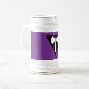 Chope À Bière Drapeau de fierté lesbienne SlipperyJoe puissant s