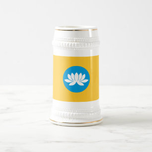 Chope À Bière Drapeau de Kalmoukie