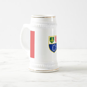 Chope À Bière Drapeau de la Fédération de Bosnie-Herzégovine