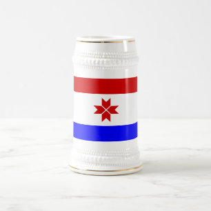 Chope À Bière Drapeau de la Mordovie