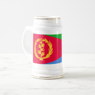 Chope À Bière Drapeau de l'Érythrée