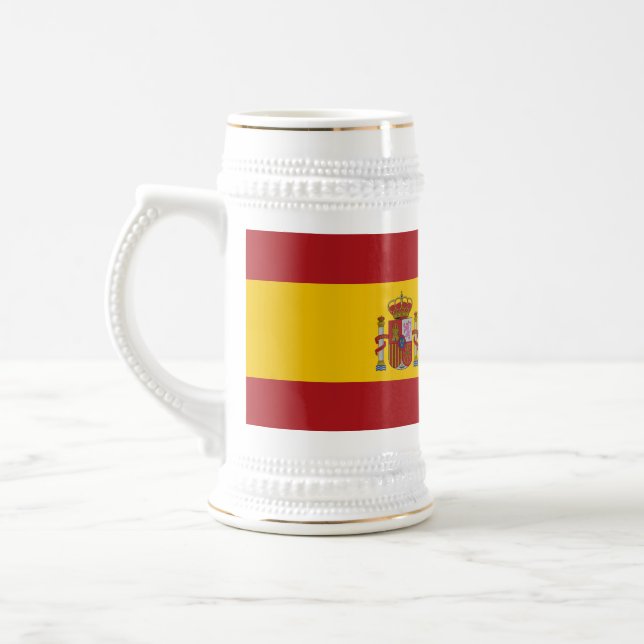 Chope À Bière Drapeau de l'Espagne (Gauche)