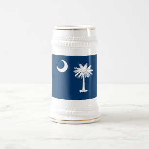 Chope À Bière Drapeau de l'État de Caroline du Sud