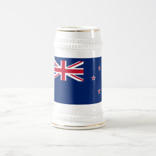 Chope À Bière Drapeau de Nouvelle-Zélande