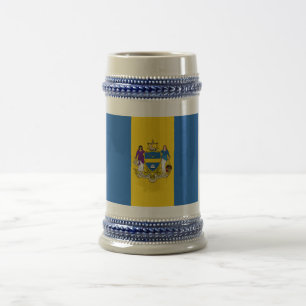 Chope À Bière Drapeau de Philadelphie