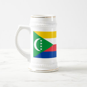 Chope À Bière Drapeau des Comores