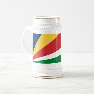 Chope À Bière Drapeau des Seychelles