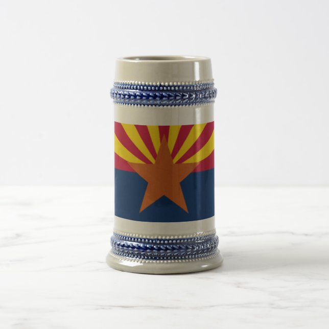 Chope À Bière Drapeau d'État de l'Arizona (Centre)