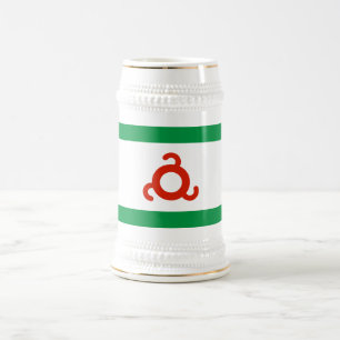 Chope À Bière Drapeau d'Ingouchie
