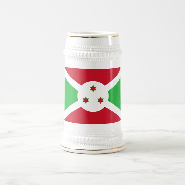 Chope À Bière Drapeau du Burundi patriotique (Centre)