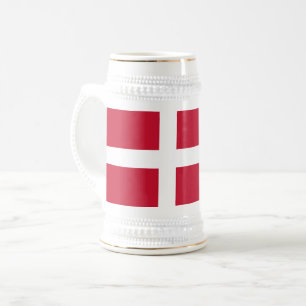 Chope À Bière Drapeau du Danemark