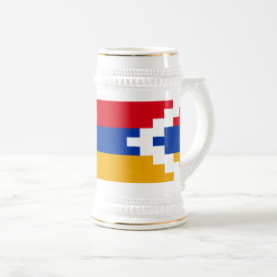Chope À Bière Drapeau du Haut-Karabagh