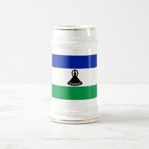 Chope À Bière Drapeau du Lesotho