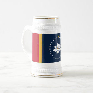 Chope À Bière Drapeau du Mississippi - Nouveau Drapeau de Magnol