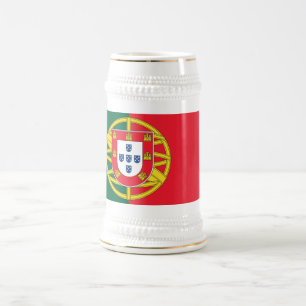 Chope À Bière Drapeau du Portugal