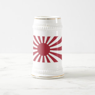 Chope À Bière Drapeau du soleil levant impérial du Japon, Edo à