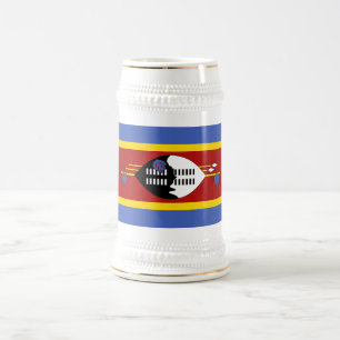 Chope À Bière Drapeau Eswatini