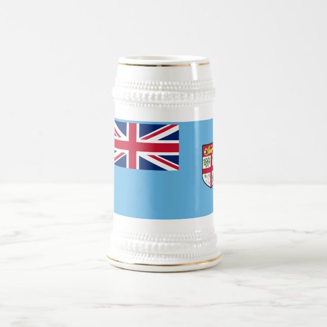 Chope À Bière Drapeau Fidji (Centre)