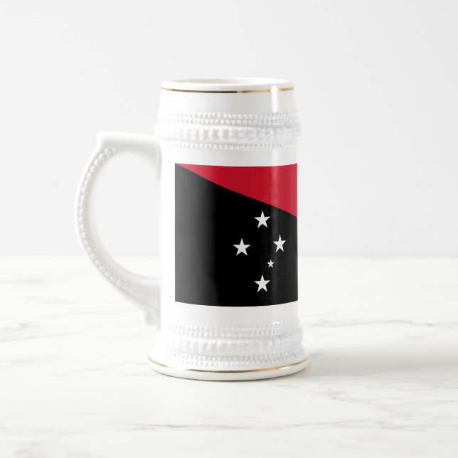 Chope À Bière Drapeau Papouasie-Nouvelle-Guinée (Gauche)