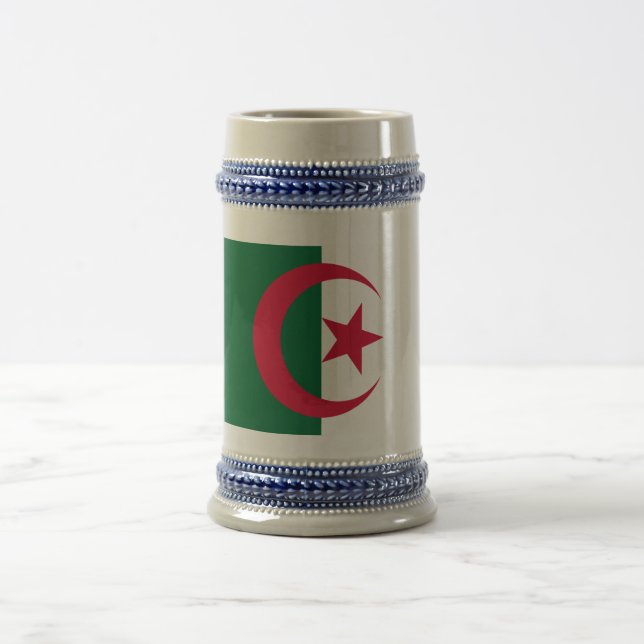 Chope À Bière Drapeau patriotique algérien (Centre)