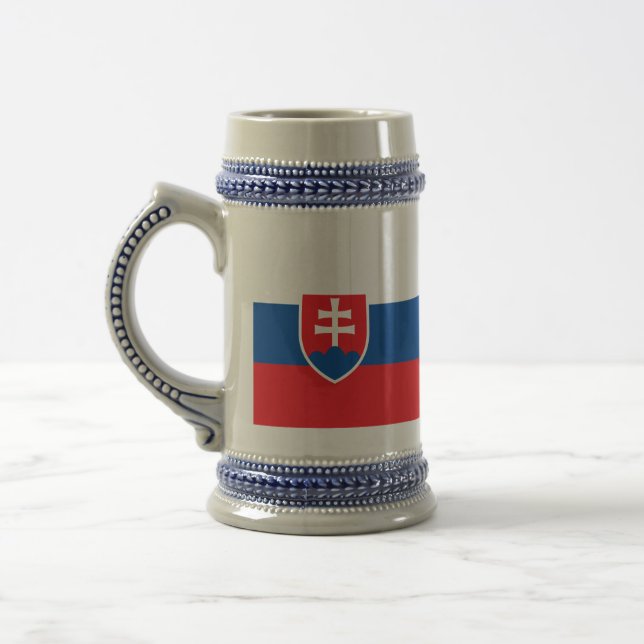 Chope À Bière Drapeau Slovaquie (Gauche)
