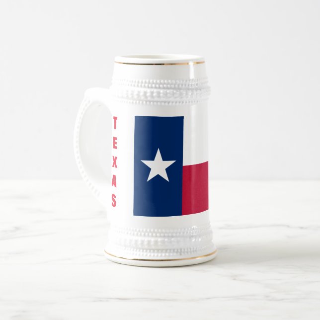 CHOPE À BIÈRE DRAPEAU TEXAS (Devant gauche)